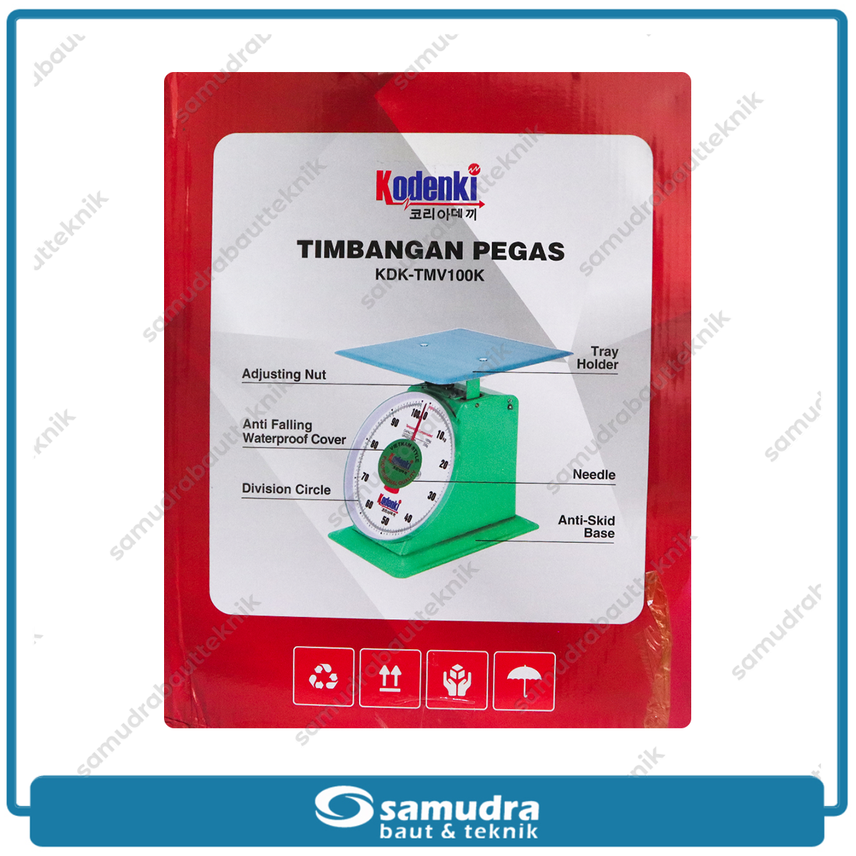 KODENKI KDK-TMV100K Timbangan Duduk Jarum 100 kg / Timbangan Pegas