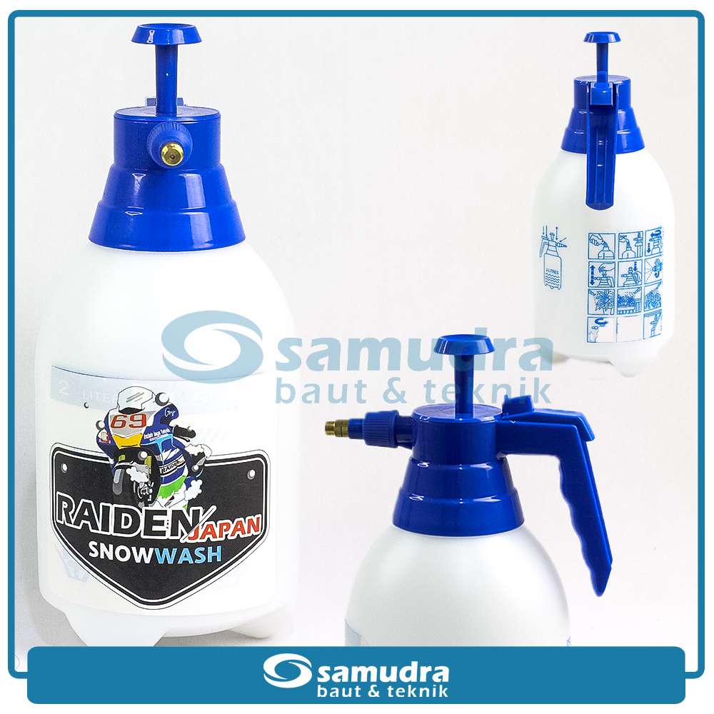 RAIDEN Botol Sprayer Snow Wash 2 liter / Alat Cuci Sabun Semprotan Air