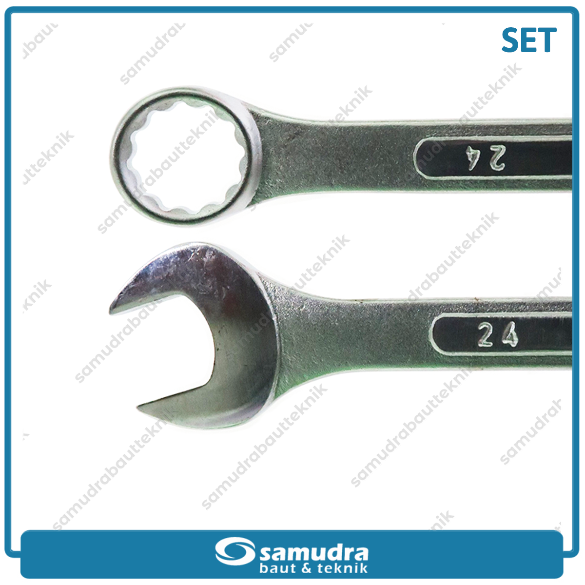 KENMASTER KCRP-191 Kunci Ring Pas Set 11 pcs (8-24 mm)