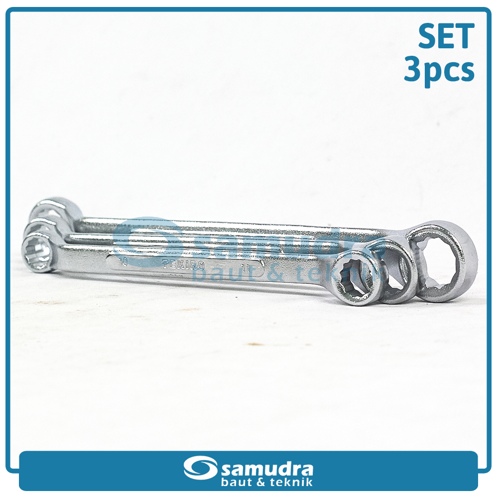 TEKIRO WR-SE1645 Kunci Ring Set 3 pcs (10-15 mm)