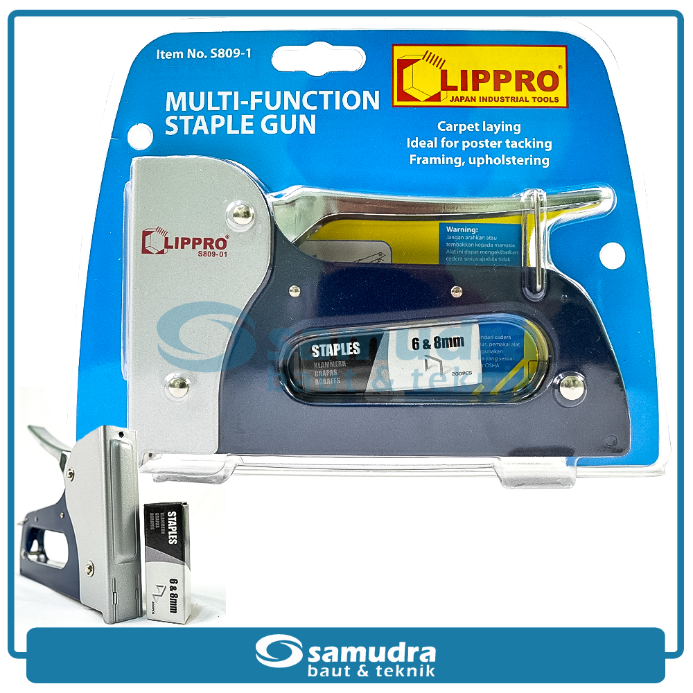 LIPPRO S809-1 Staples Tembak Multifungsi / Staple Gun