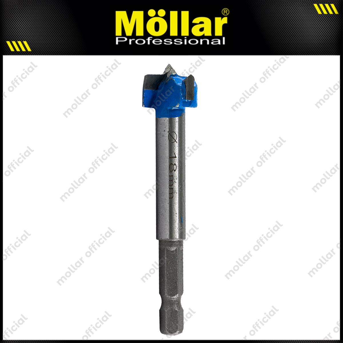 BISON D80981 Mata Bor Kayu Engsel Sendok 18 mm / Forstner Bit