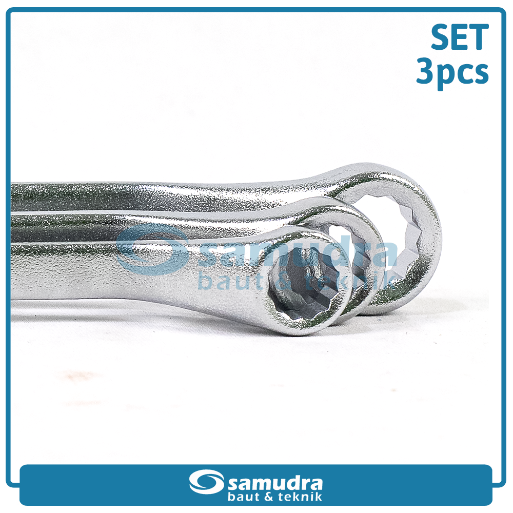 TEKIRO WR-SE1645 Kunci Ring Set 3 pcs (10-15 mm)