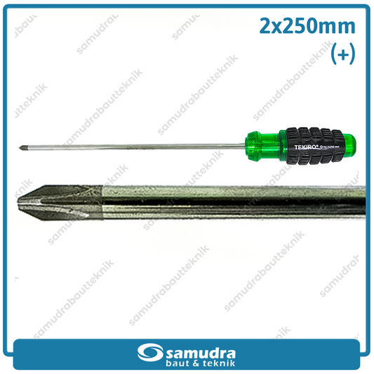 TEKIRO SD-CG0856 Obeng Gagang Karet 10" Plus PH2