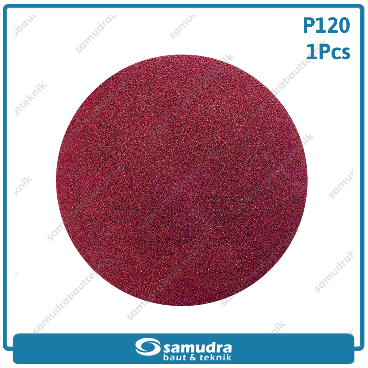 MST MST-YF-VS-412 Amplas Velcro Bulat No. 120 Mesin Gerinda 4"