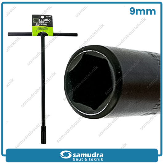 TEKIRO WR-TT0233 Kunci Sok T Hitam 9 mm
