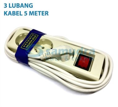 SZMR-503 Stop Kontak SNI 3 Lubang 5 Meter