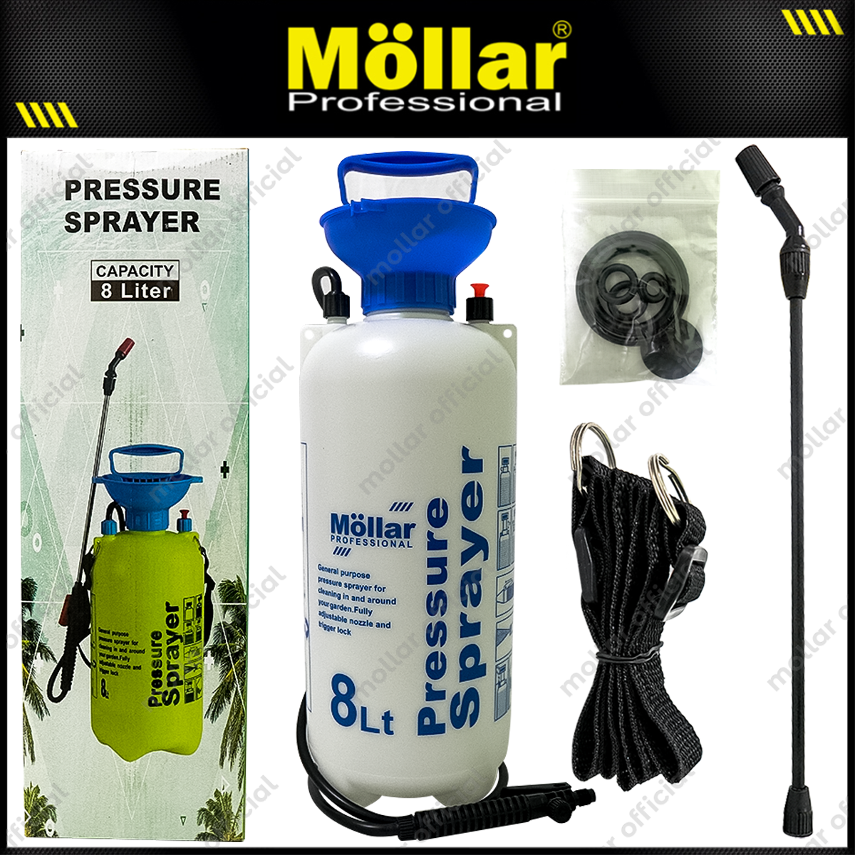 MOLLAR SP8LM Botol Sprayer 8 liter / Alat Semprotan Air