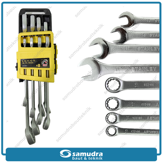 STANLEY STMT78099-8 Kunci Ring Pas Set 8 Pcs (8-19 mm)