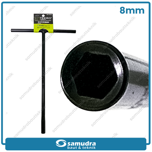 TEKIRO WR-TT0232 Kunci Sok T Hitam 8 mm