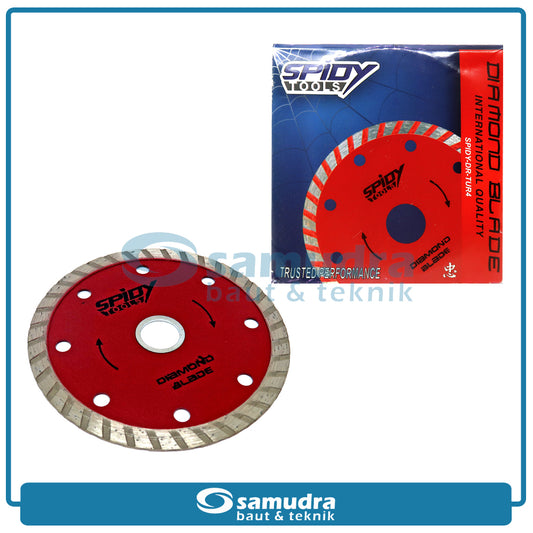 SPIDY SPIDY-DR-TUR4 Mata Potong Keramik Turbo 4" / Diamond Wheel