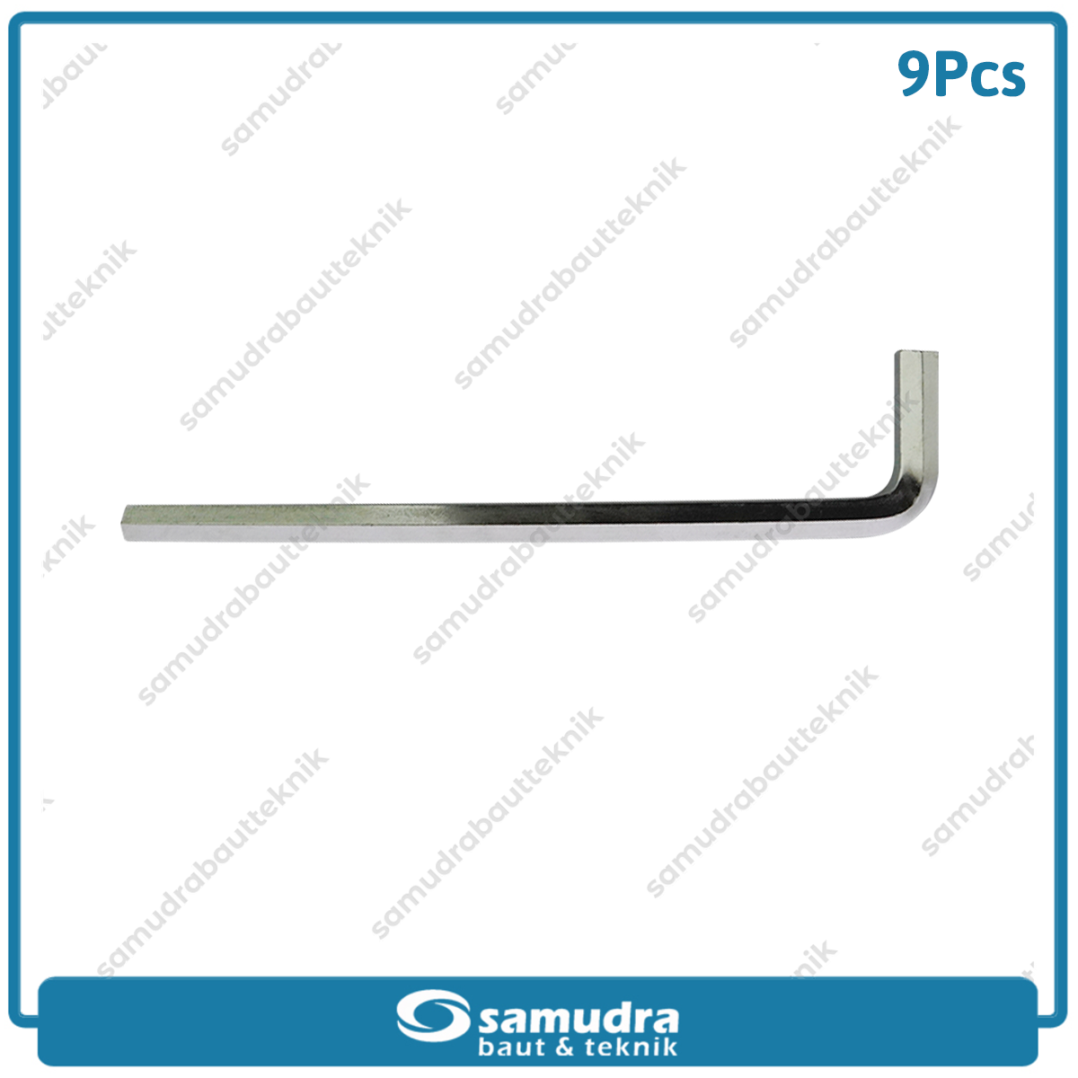 IZUMO Kunci L Set Panjang Flat 9 Pcs 1.5-10 mm