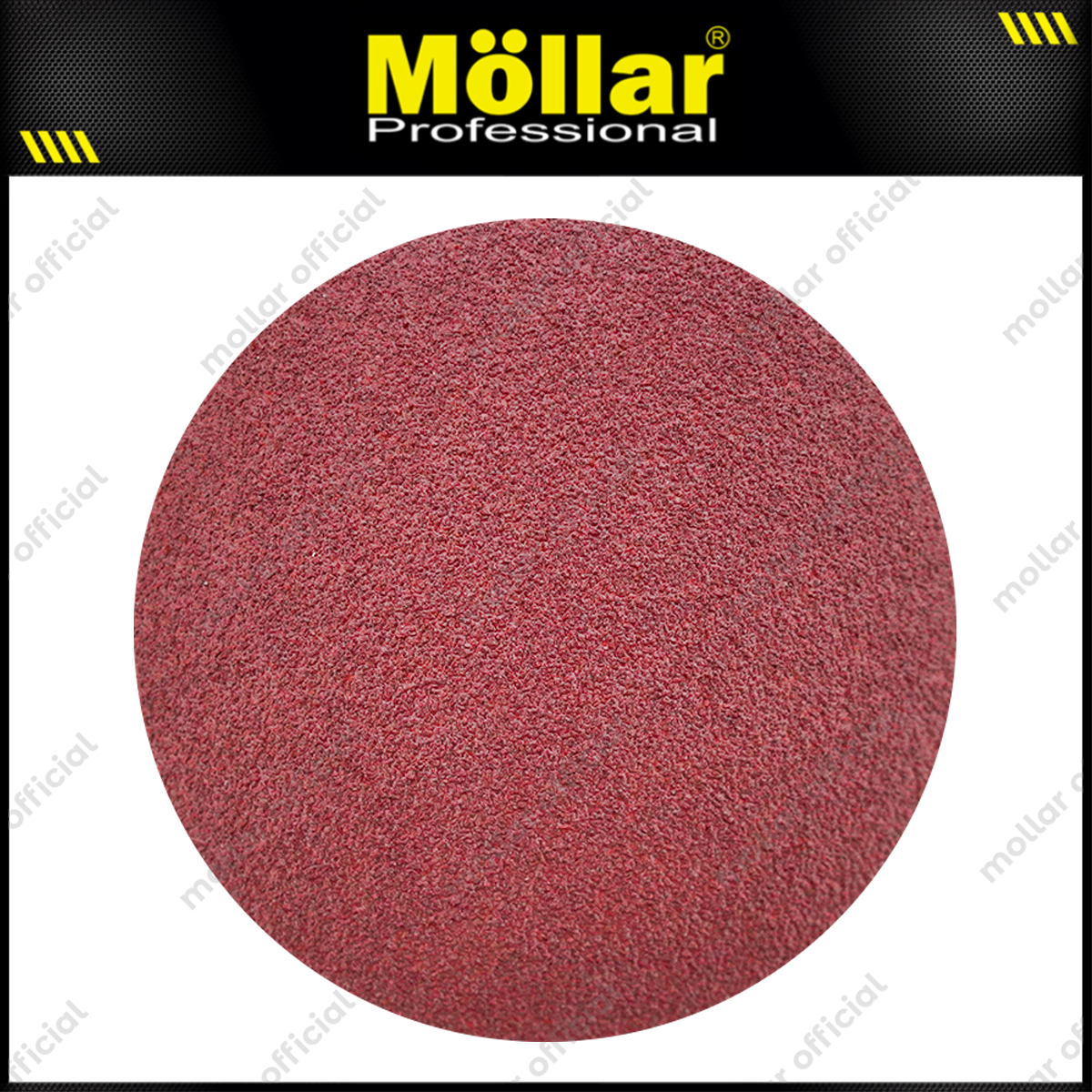 HSS Amplas Bulat No 60 Amplas Velcro Tempel Mata Gerinda 4 Inch - 100 Pcs