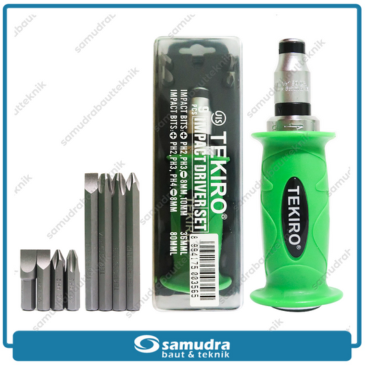 TEKIRO SD-IM0922 Obeng Ketok Set 9 pcs Box Plastik