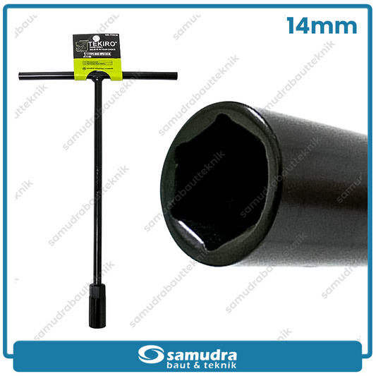 TEKIRO WR-TT0238 Kunci Sok T Hitam 14 mm