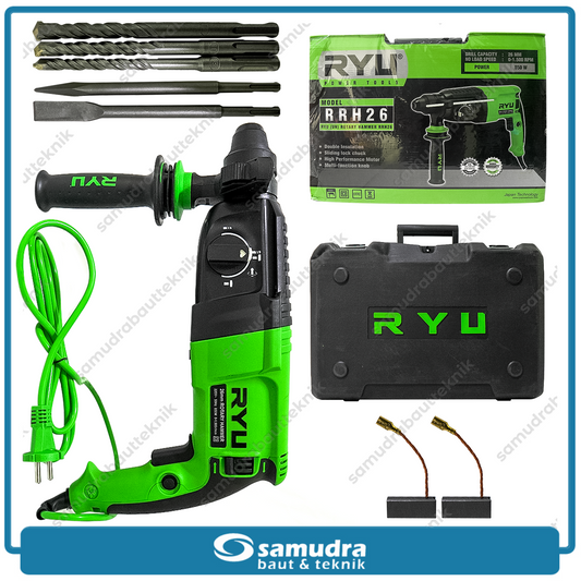 RYU RRH26 Mesin Bor Bobok SDS Plus 26 mm / Rotary Hammer