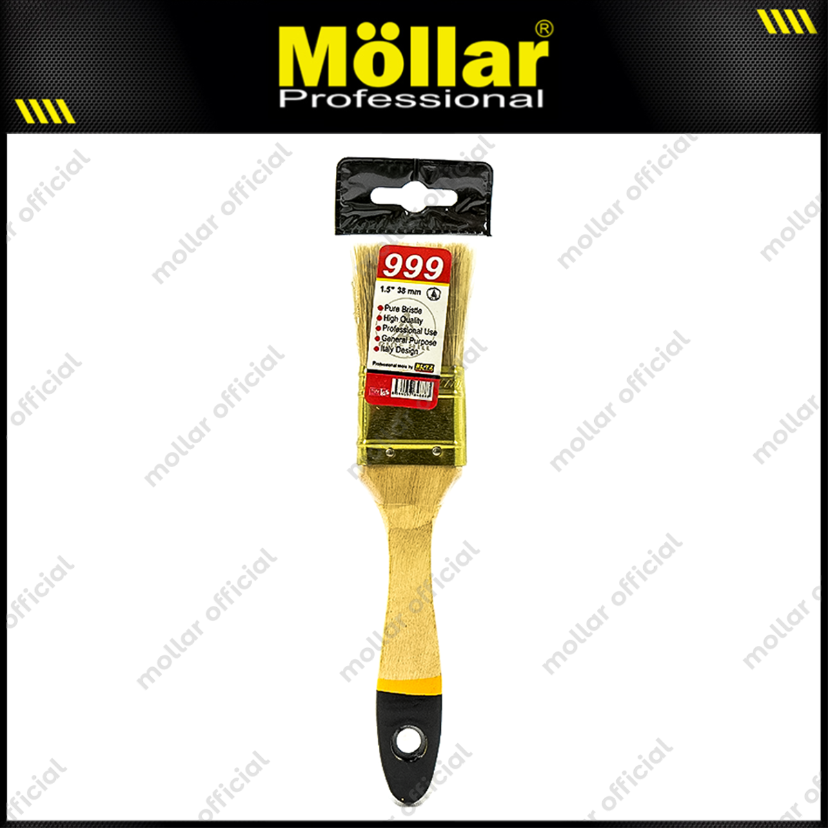 PINEHILL PH-999 Kuas Cat Putih 1-1/2"