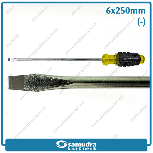 TEKIRO SD-CG0864 Obeng Gagang Karet 10" Minus SL6