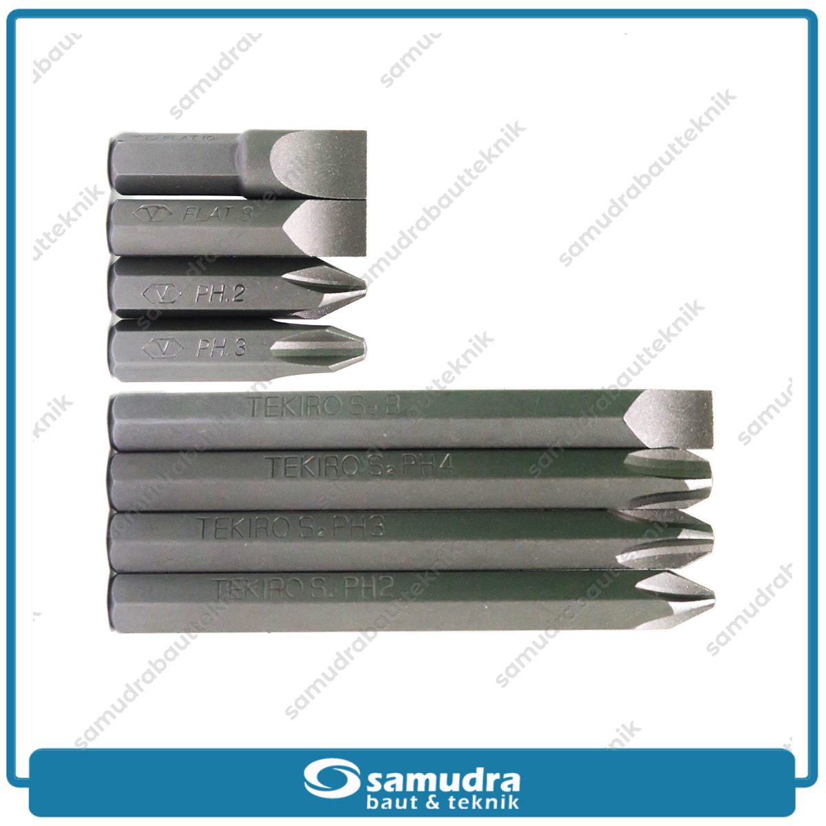 TEKIRO SD-IM0922 Obeng Ketok Set 9 pcs Box Plastik