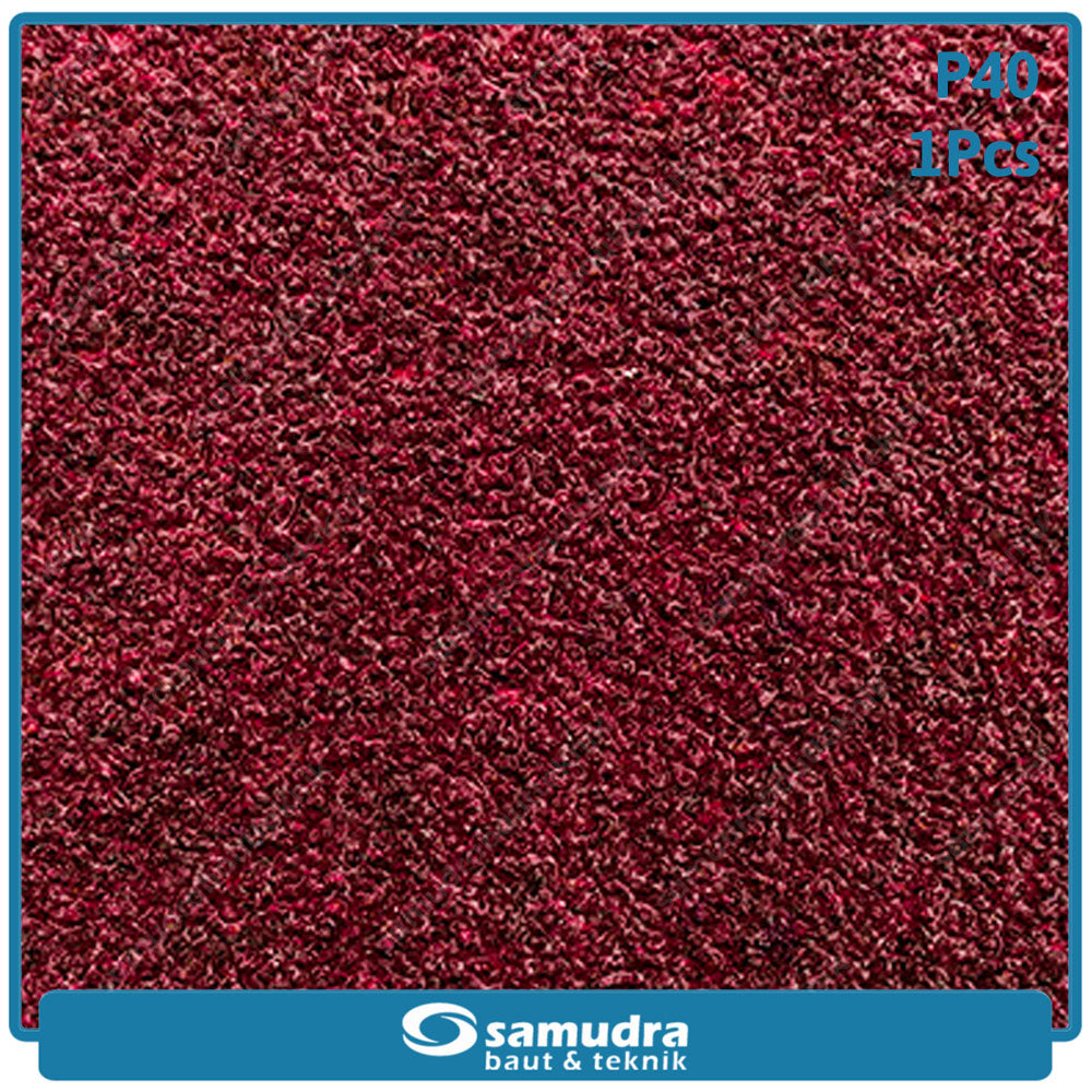 MST MST-YF-VS-404 Amplas Velcro Bulat No. 40 Mesin Gerinda 4"