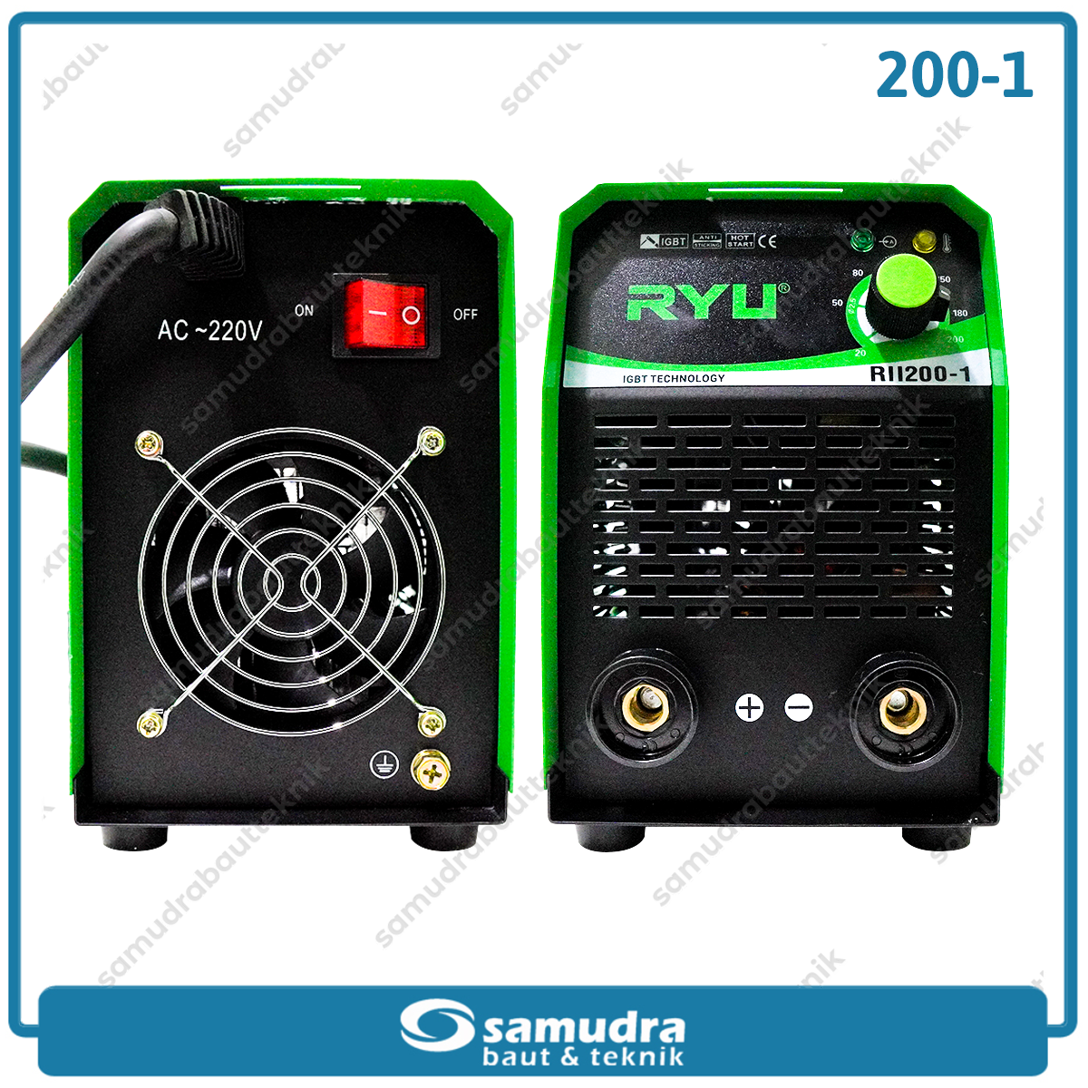 RYU RII200-1 Mesin Las Listrik Inverter 1.800 Watt