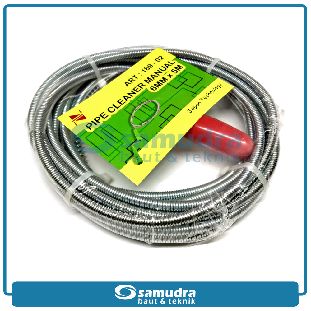 NANKAI 189-02 Kawat Anti Sumbat 6 mm x 5 meter / Pipe Cleaner Manual