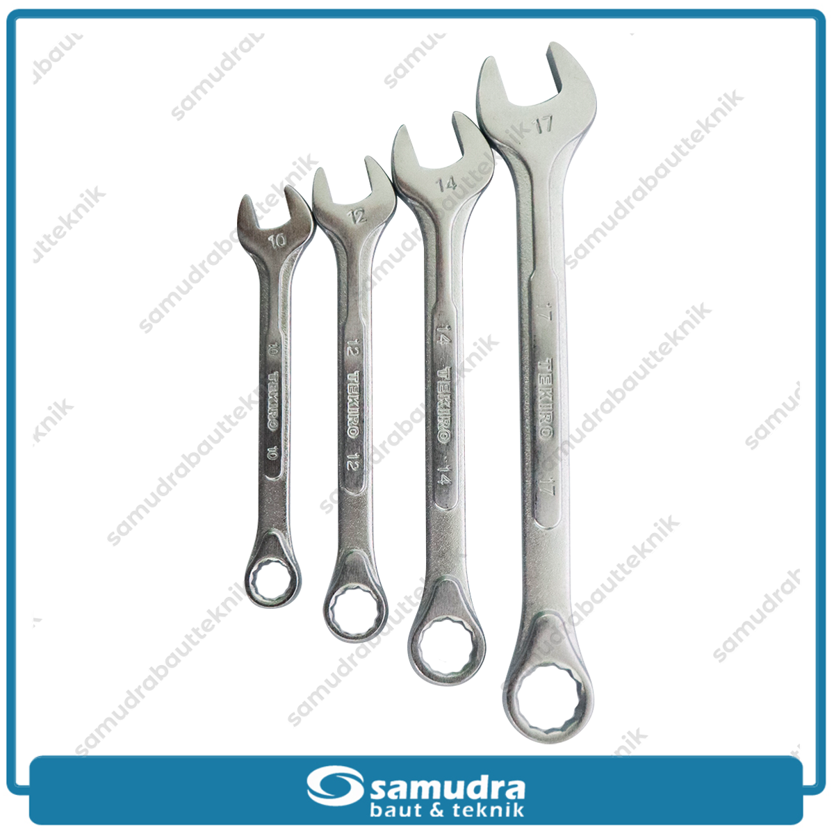 TEKIRO WR-SE1643 Kunci Ring Pas Set 4 pcs (10-17 mm)