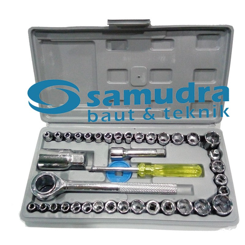 KENMASTER KCSO-077 Kunci Sok Set 40 pcs Box Plastik