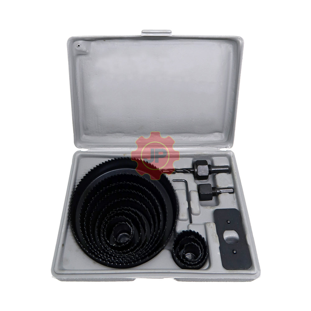 JP 89-002 Hole Saw Set 16 pcs / Mata Bor Holesaw Kayu