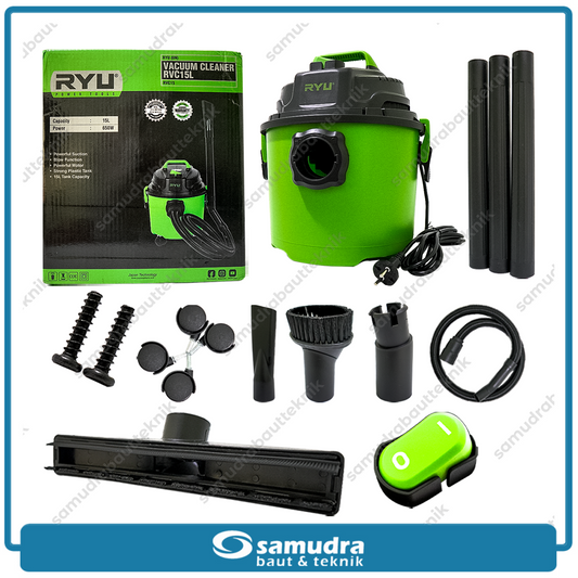 RYU RVC15L Mesin Vacuum Cleaner Listrik 15 Liter