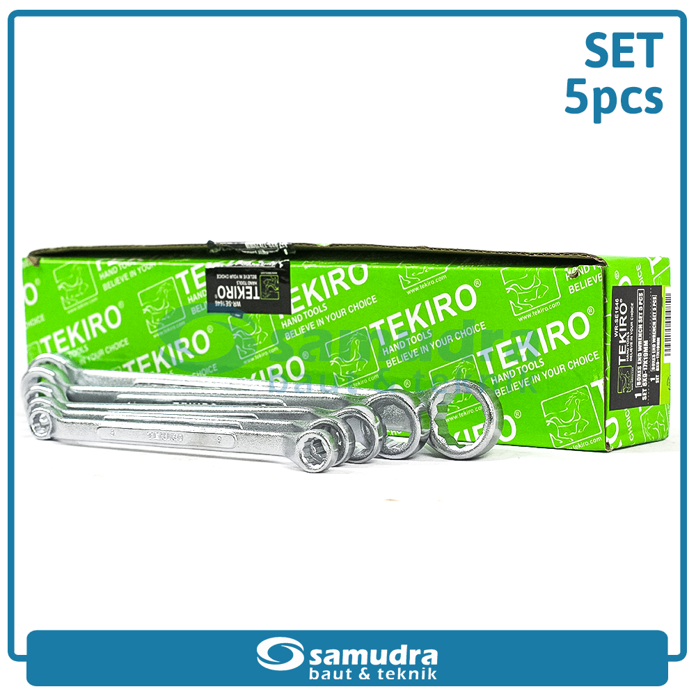 TEKIRO WR-SE1646 Kunci Ring Set 5 pcs (8-19 mm)