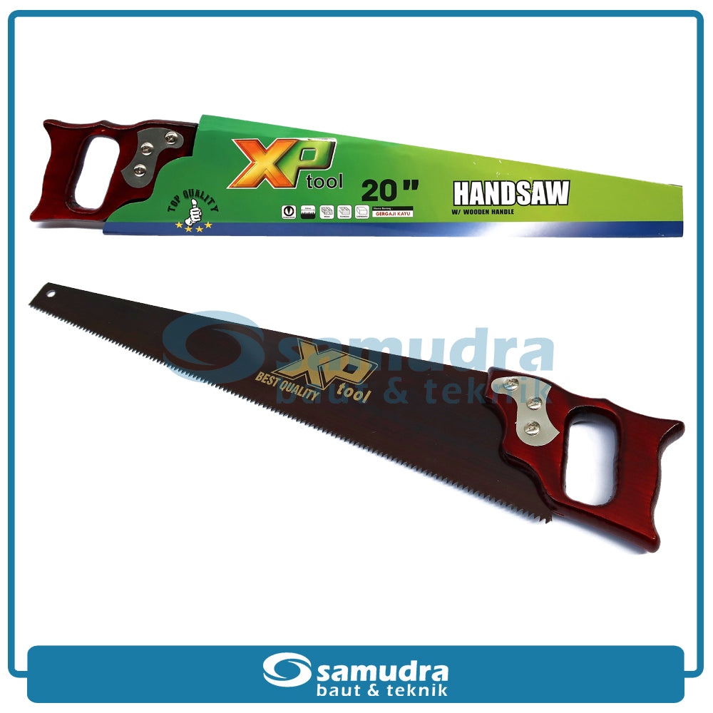XPTOOL Gergaji Tangan Gagang Kayu Model D 20"