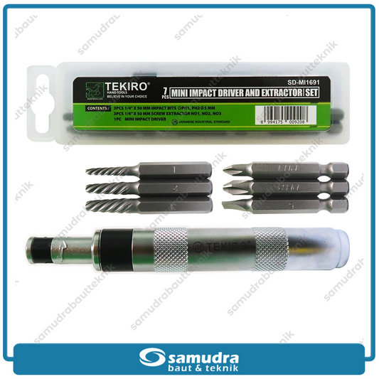 TEKIRO SD-MI1691 Obeng Ketok Mini Set 7 pcs