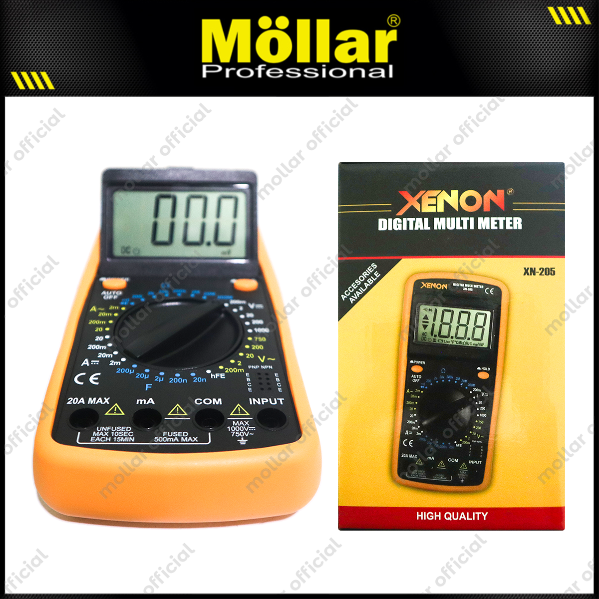 XENON 205 Multitester Digital Clamp Meter