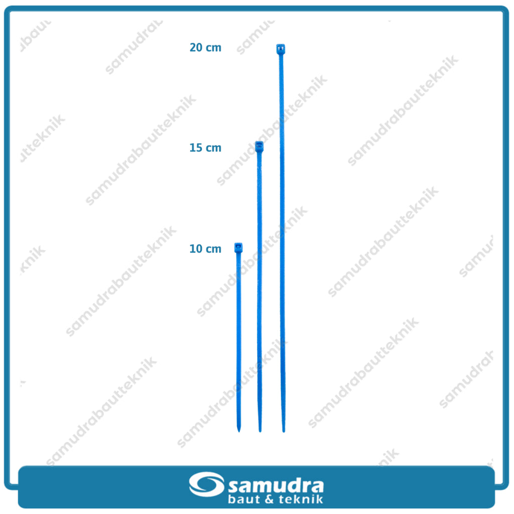 JP Kabel Ties Biru 2.5 x 200 mm - 100 pcs