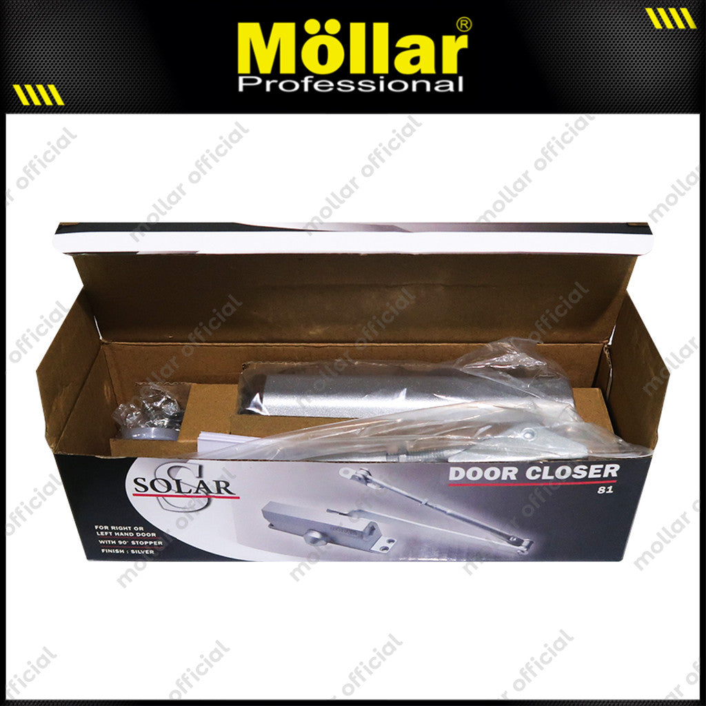 HSS 61 Door Closer Silver / Penutup Pintu Otomatis 90 Derajat