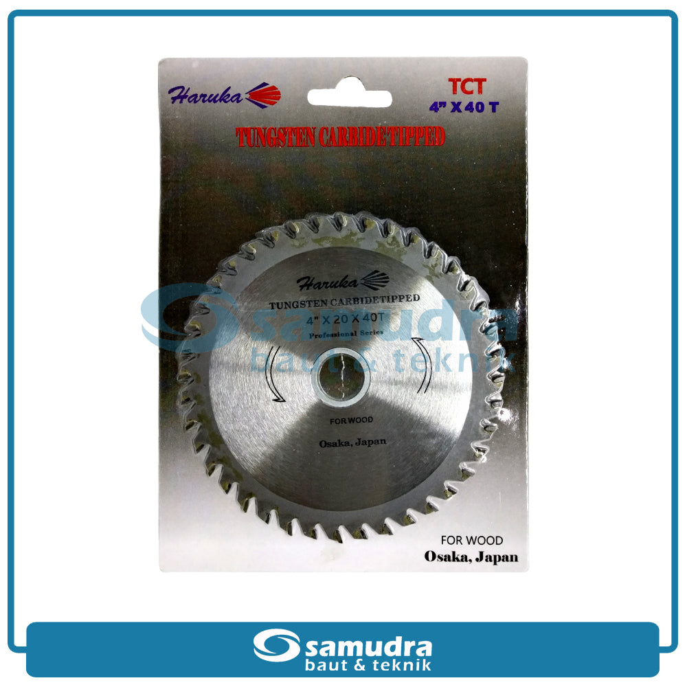 HARUKA Mata Gerinda Potong Kayu 4"x40T / Circular Saw Blade