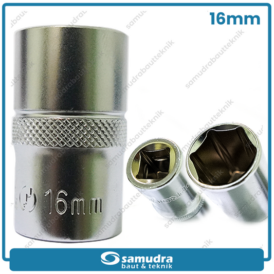 LIPPRO 3101M-16 Mata Sok 1/2" 6PT 16 mm