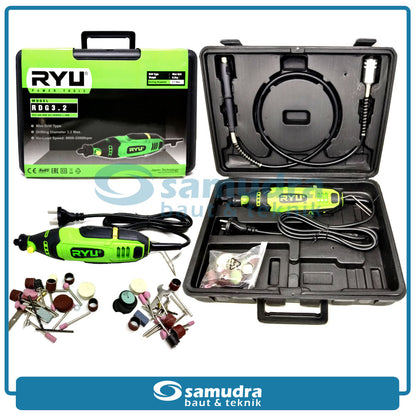 RYU RDG3.2 Mesin Mini Grinder Set 40 pcs Box Plastik