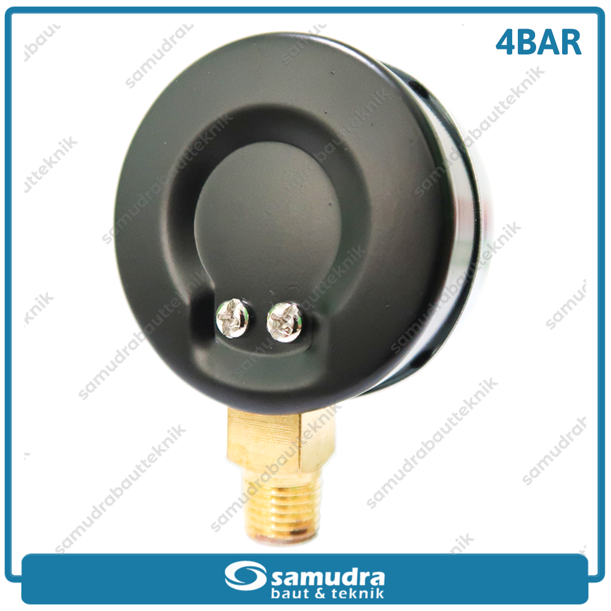 TEKIRO AU-PG0986 Alat Ukur Tekanan Angin 2.5" Lonceng 4 bar