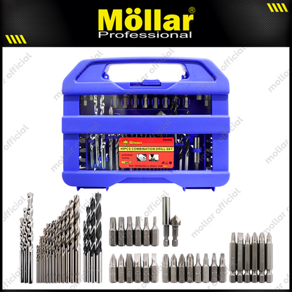 BISON D80690 Mata Bor Set Kombinasi Set 49 pcs