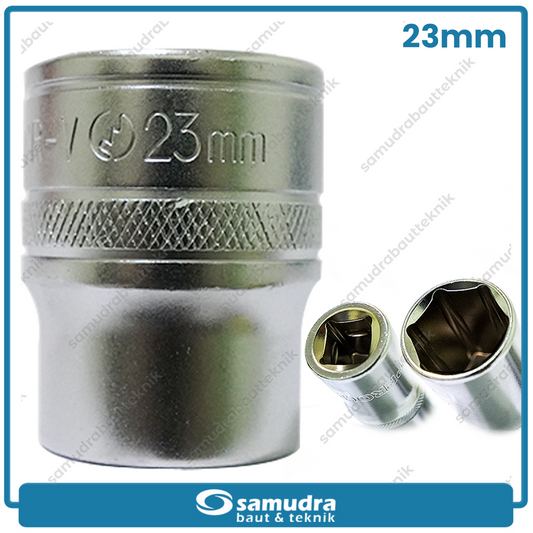 LIPPRO 3101M-23 Mata Sok 1/2" 6PT 23 mm