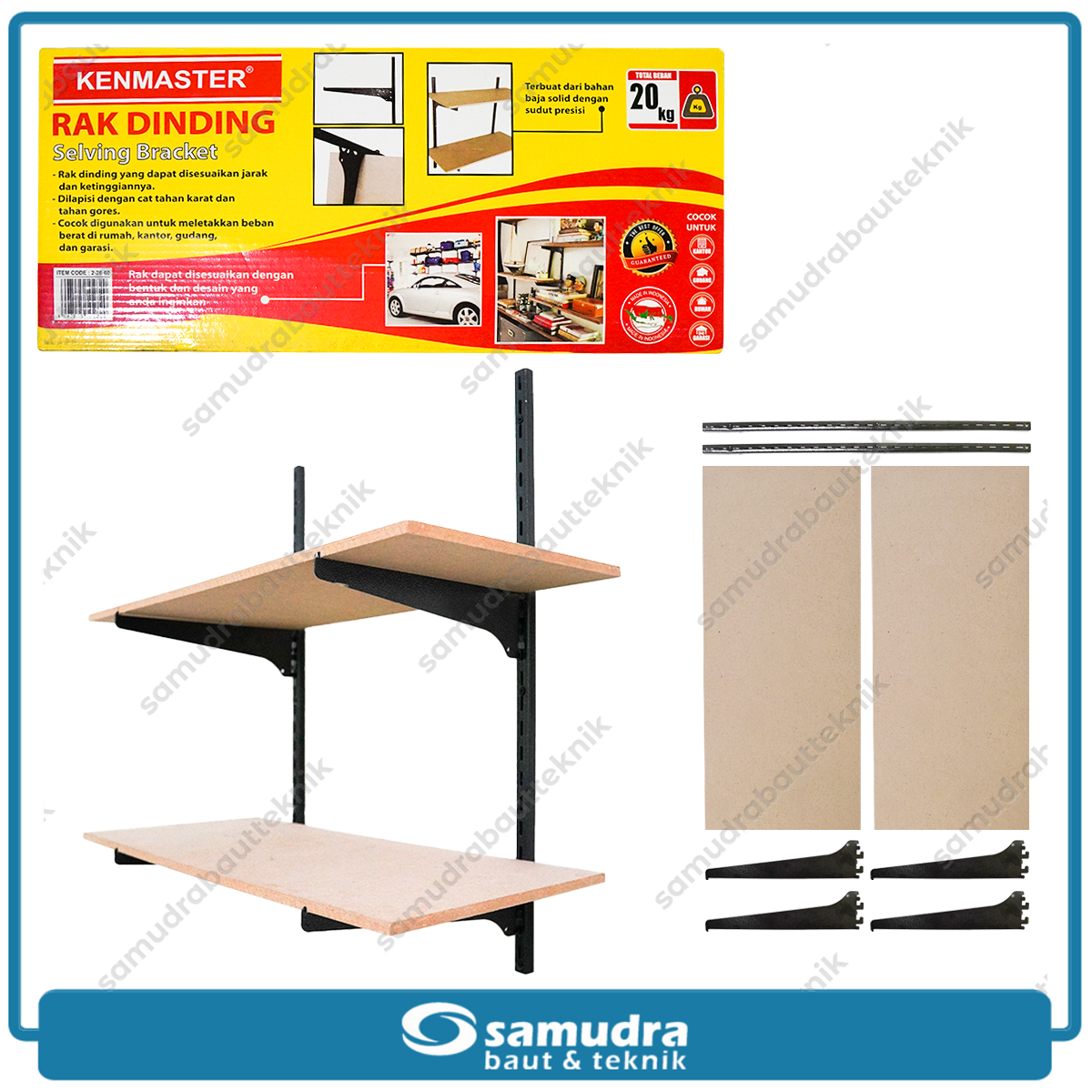 KENMASTER RAK-034 Rak Dinding 2 Susun
