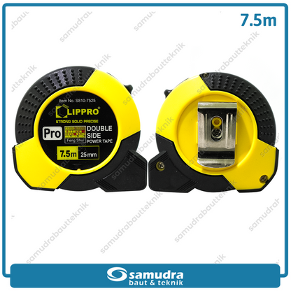LIPPRO S810-7525 Meteran Dua Sisi 7.5 meter / Feng Shui