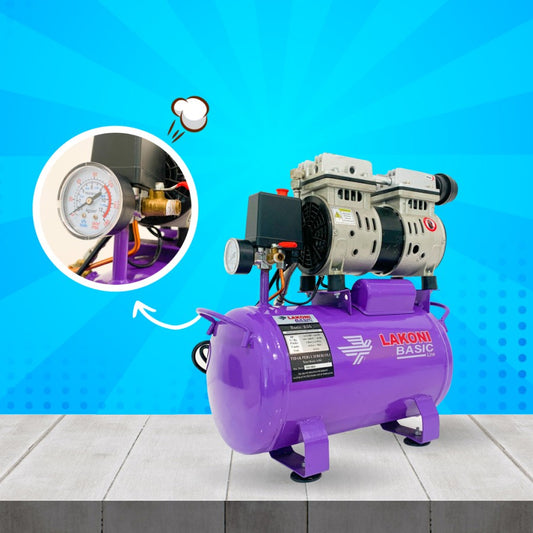 LAKONI BASIC-25S Mesin Kompresor Listrik Oilless 3/4 HP 24 Liter