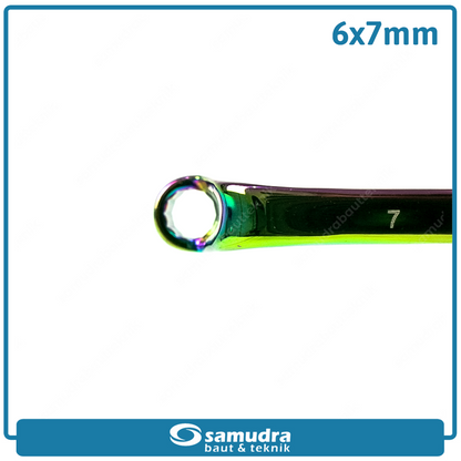 GRIPON 18-850 Kunci Ring Titanium 6x7 mm