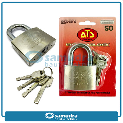 ATS Gembok 50 mm Short / Gembok Besi Leher Pendek