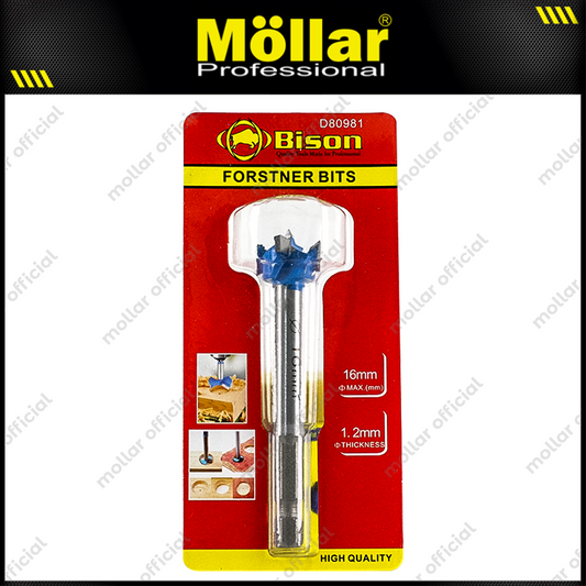 BISON D80981 Mata Bor Kayu Engsel Sendok 16 mm / Forstner Bit