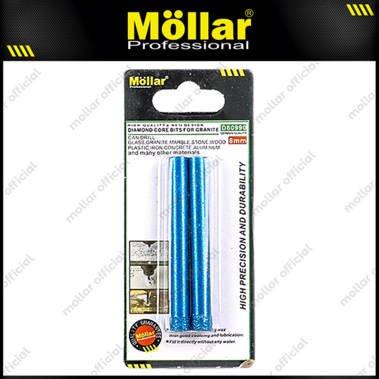 MOLLAR D80990 Mata Bor Granit 8 mm Set 2 pcs / Diamond Core Bit