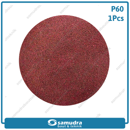 MST MST-YF-VS-406 Amplas Velcro Bulat No. 60 Mesin Gerinda 4"